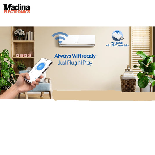 ECOSTAR Air Conditioner Inverter Heat & Cool Split 1.5 TON 18EMO (SILVER)