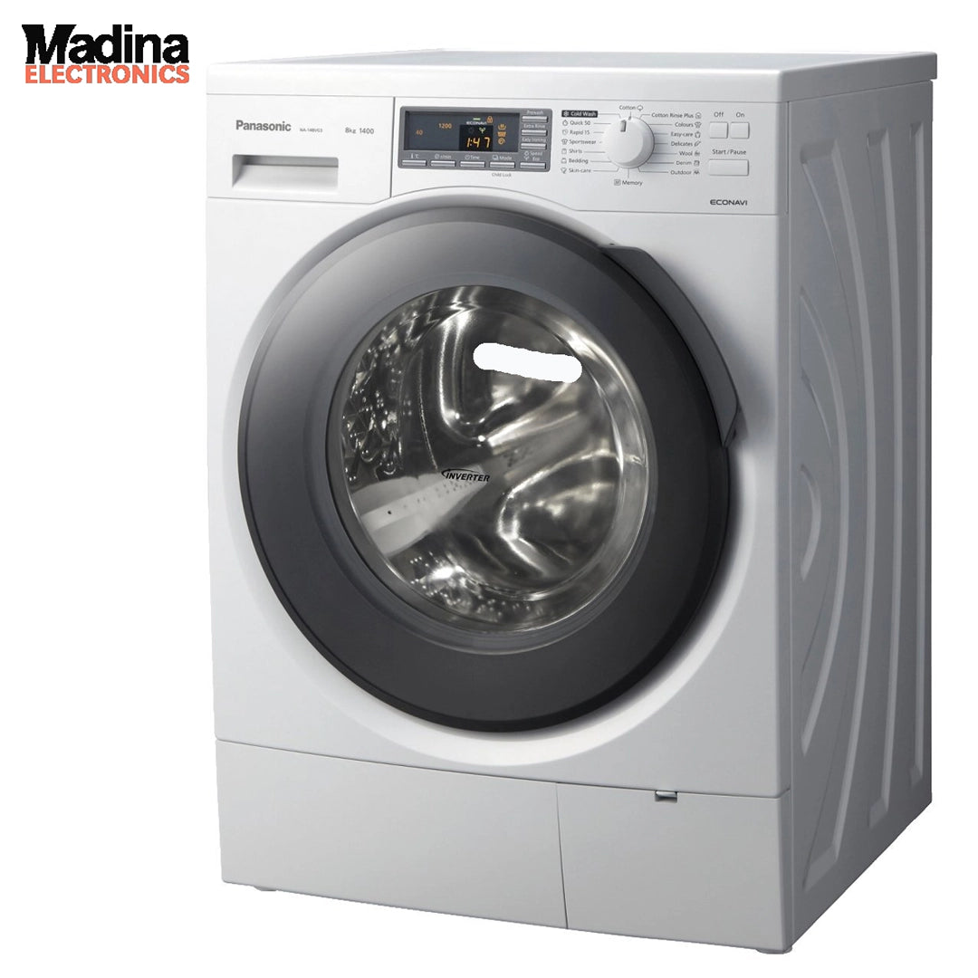 PANASONIC Front Load Machine Non Inverter 8 KG Washer Without Dryer 148 VB3
