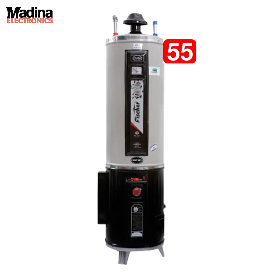 FISCHER Gas & Electric Geyser Twin Delux 55 GALLON