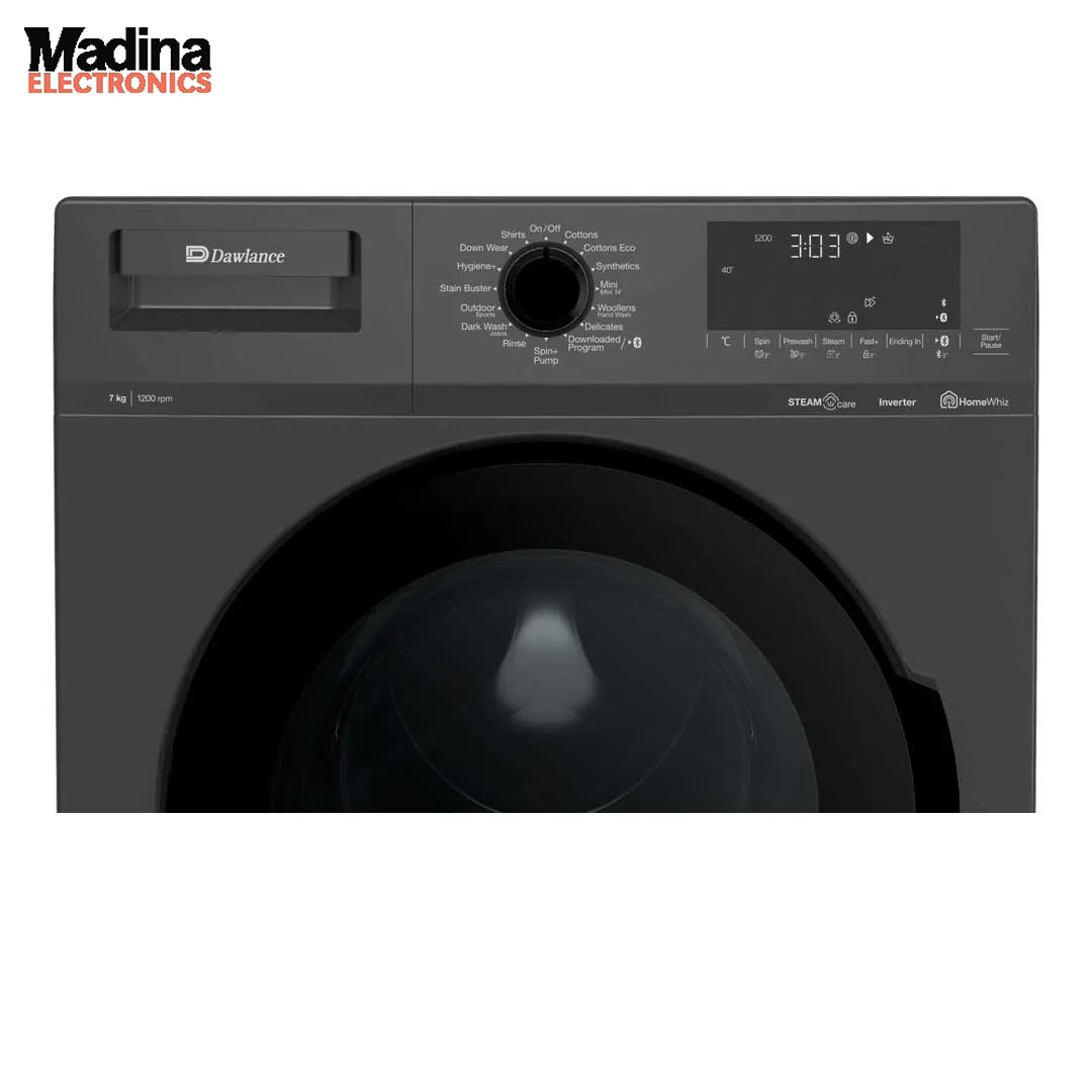 DAWLANCE Front Load Machine Inverter 7 KG Washer Without Dryer 7200