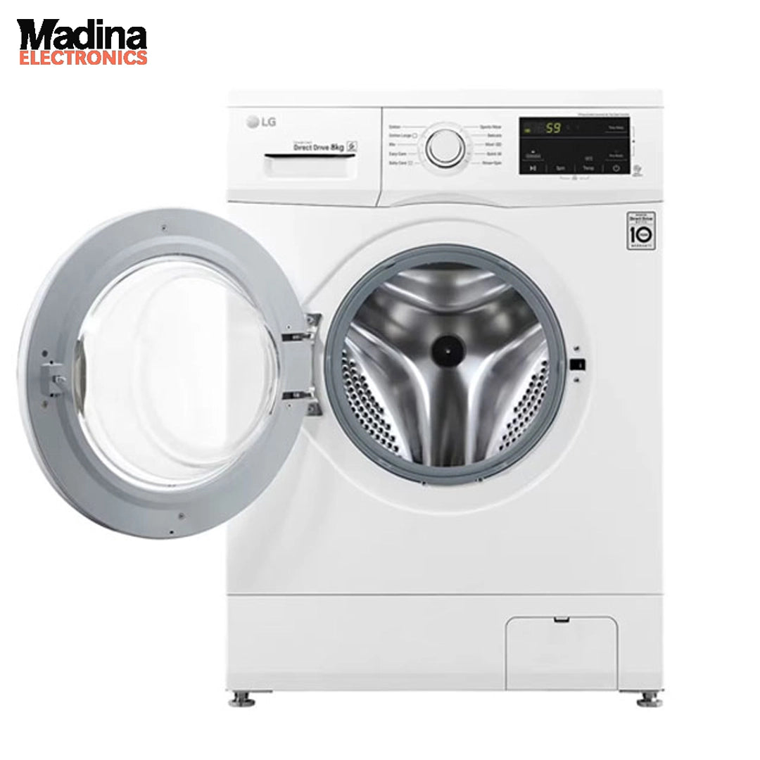 LG Front Load Machine Inverter 8 KG Washer Without Dryer FH2J3QD
