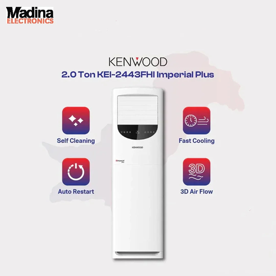 KENWOOD Air Conditioner Inverter Heat & Cool Cabnit 2 TON KE-2443