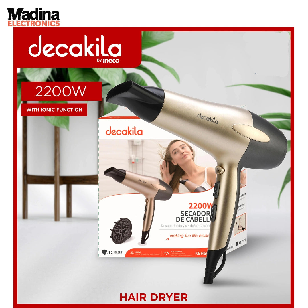 DECAKILA Hair Dryer KEHS011W