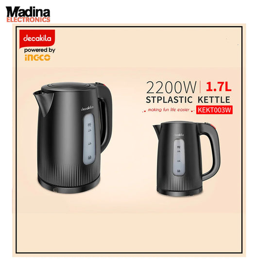 DECAKILA Plastic Kettle KEKT003W