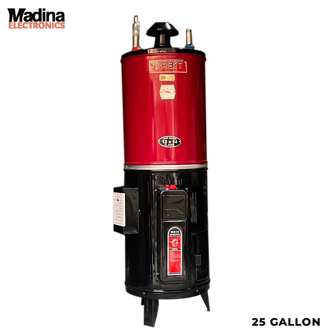 ORBIT Electric & Gas Geyser Twin OR-25 GALLON