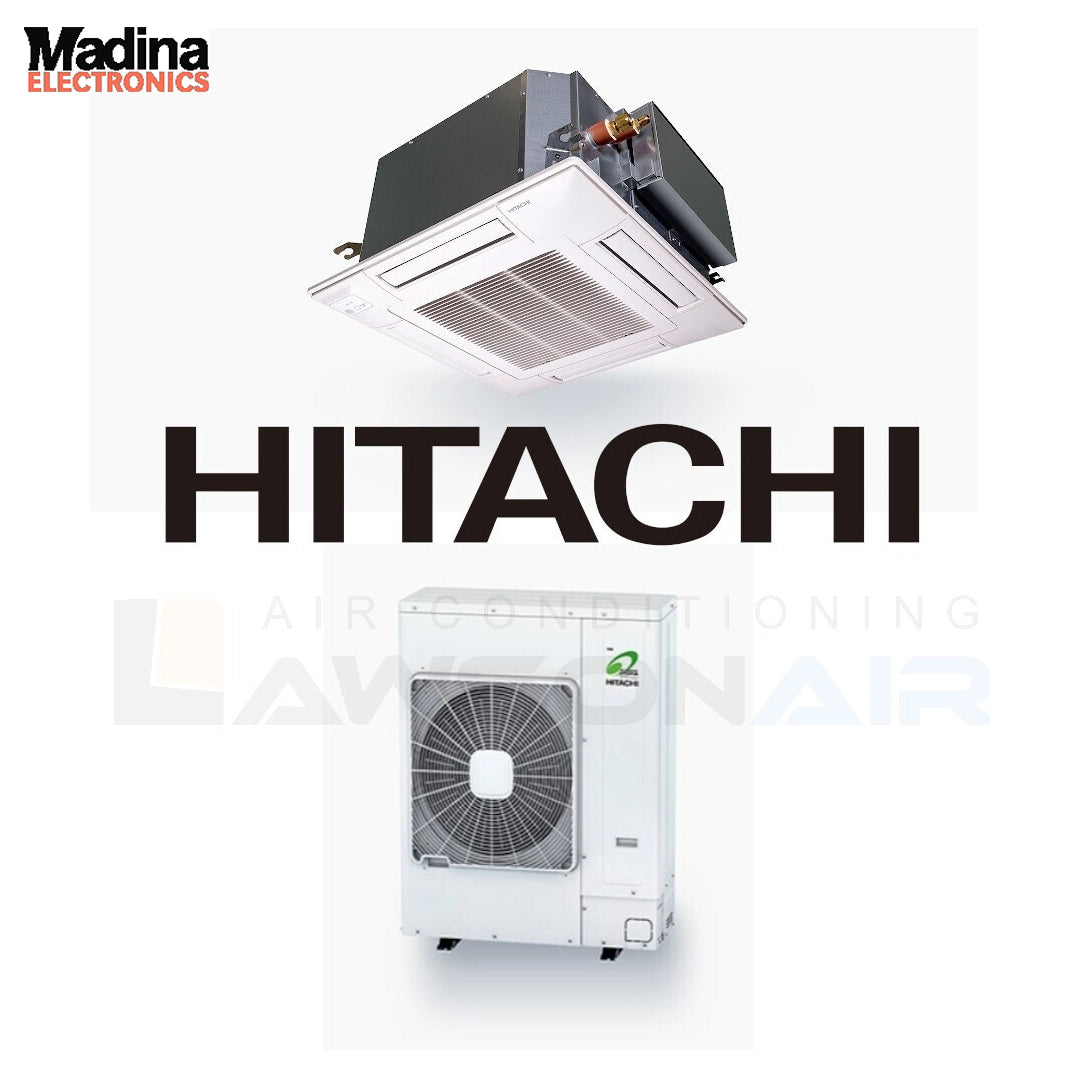 Hitachi Air Conditioner Ceiling Cassette Inverter 6O unesnh1 4Ton