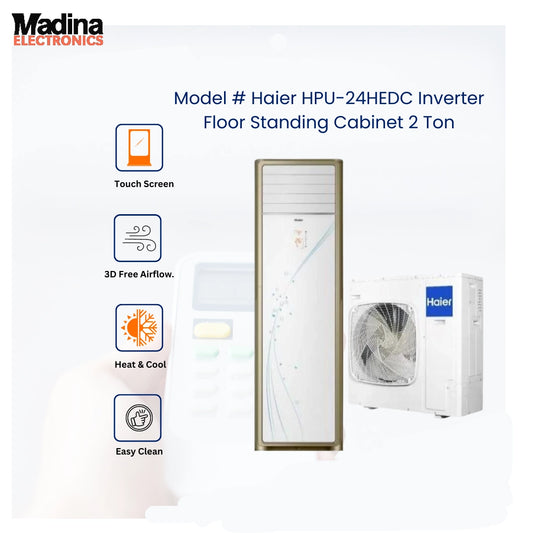 HAIER Air Conditioner Inverter Heat & Cool Cabnit  2 TON 24HE-DC