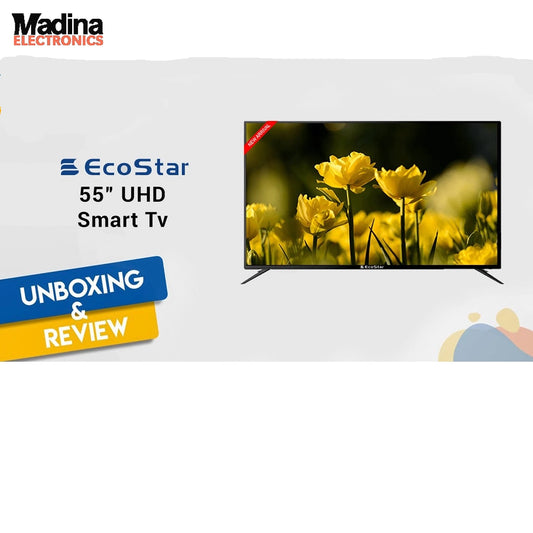 ECOSTAR LED TV 55 Inch 4K,UHD Android 55UD921