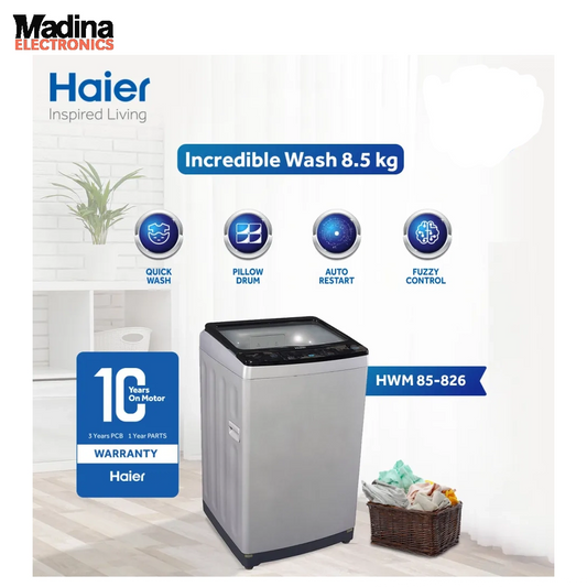 HAIER Top Load Machine 8.5KG 85-826 E