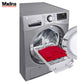 LG 8kg Silver Dryer with Sensor Dry, Lint Filters and Stainless Steel Drum