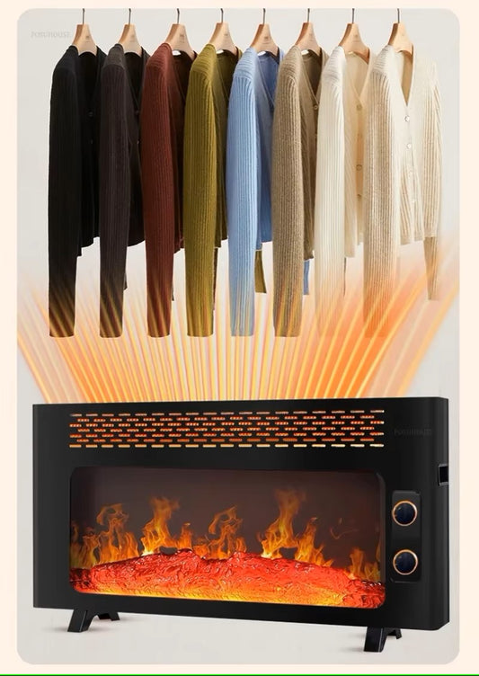 MAIDE FIRE DISPLAY ELECTRIC HEATER MD-16R